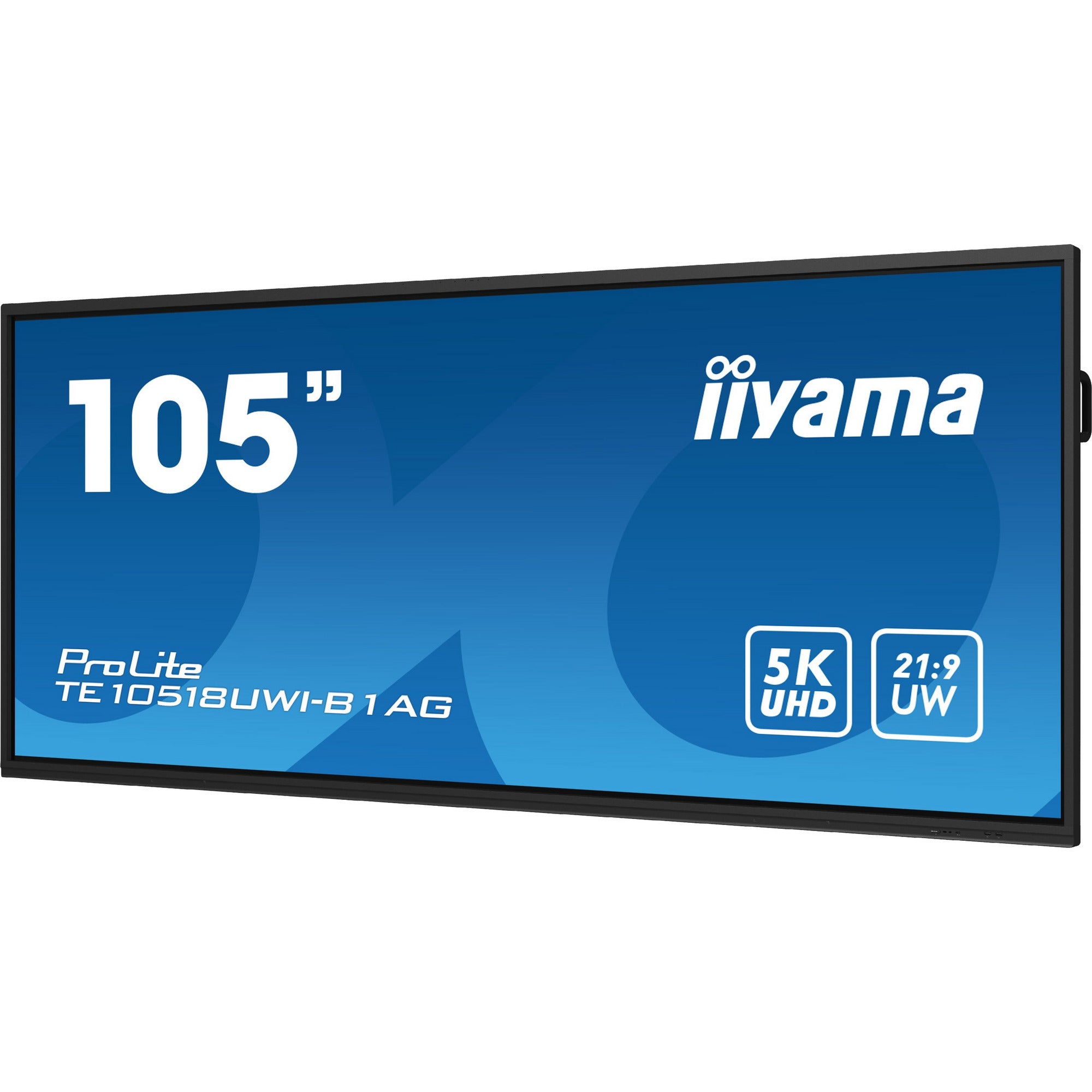 Iiyama ProLite TE10518UWI-B1AG 105" PureTouch-IR+ Touch Screen 4K 24/7 Large Format Display with Android, Wifi & USB-C