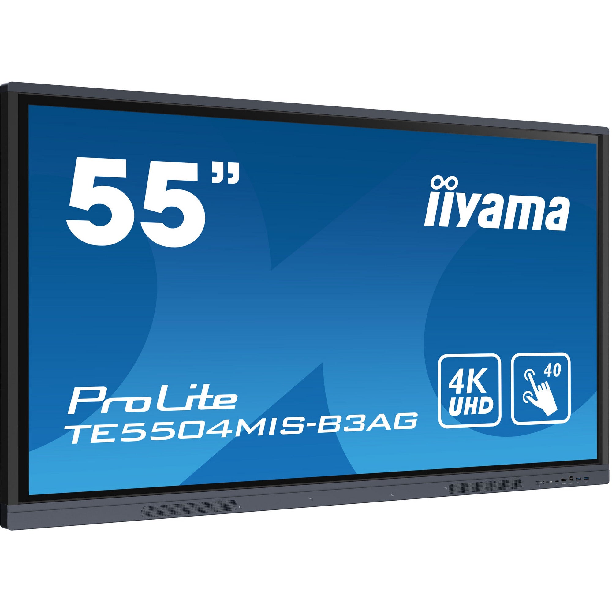 Iiyama ProLite TE5504MIS-B3AG 55’’ Interactive 4K UHD LCD Touchscreen with Integrated Whiteboard Software