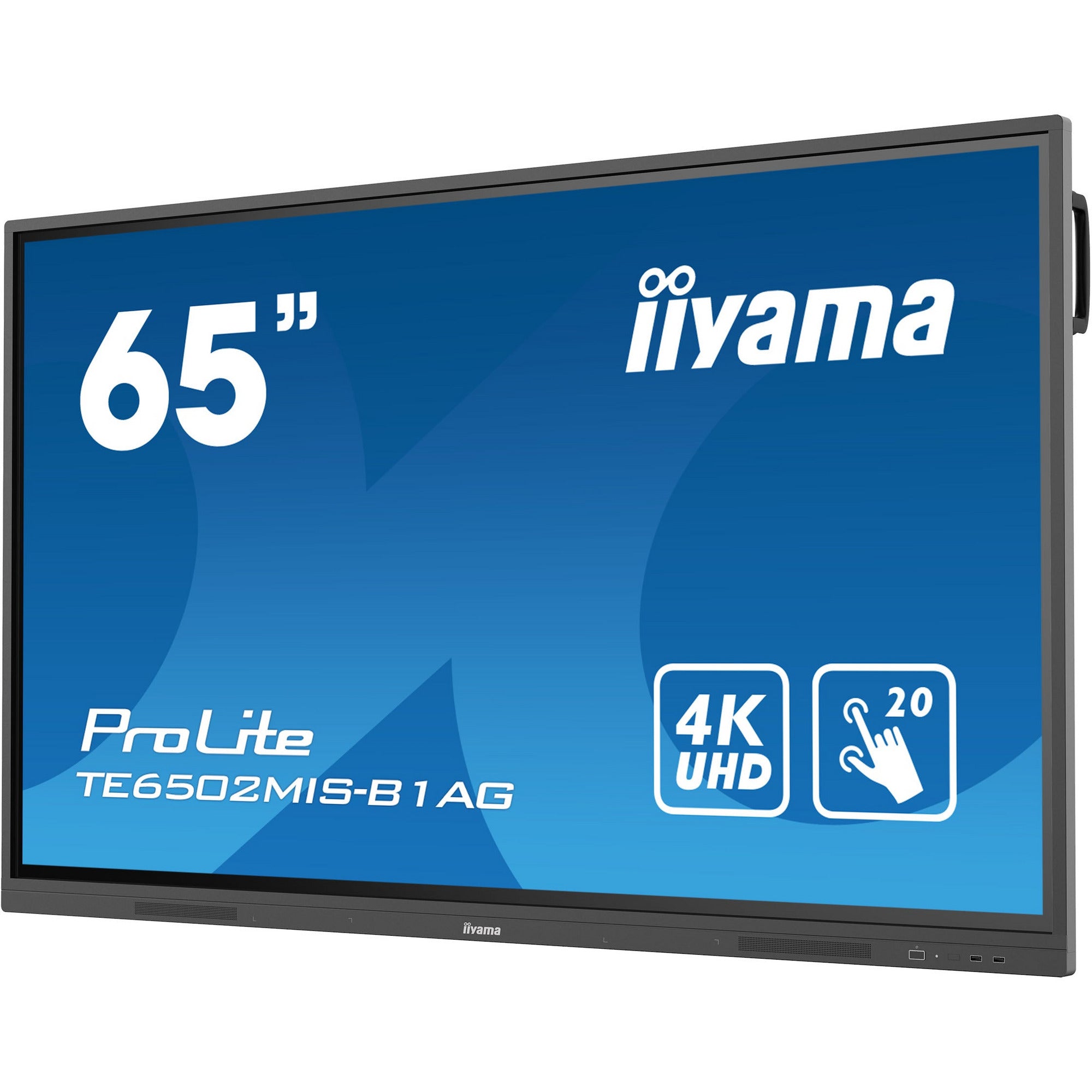 Iiyama ProLite TE6502MIS-B1AG 65’’ Interactive 4K UHD LCD Touchscreen with Integrated Whiteboard Software