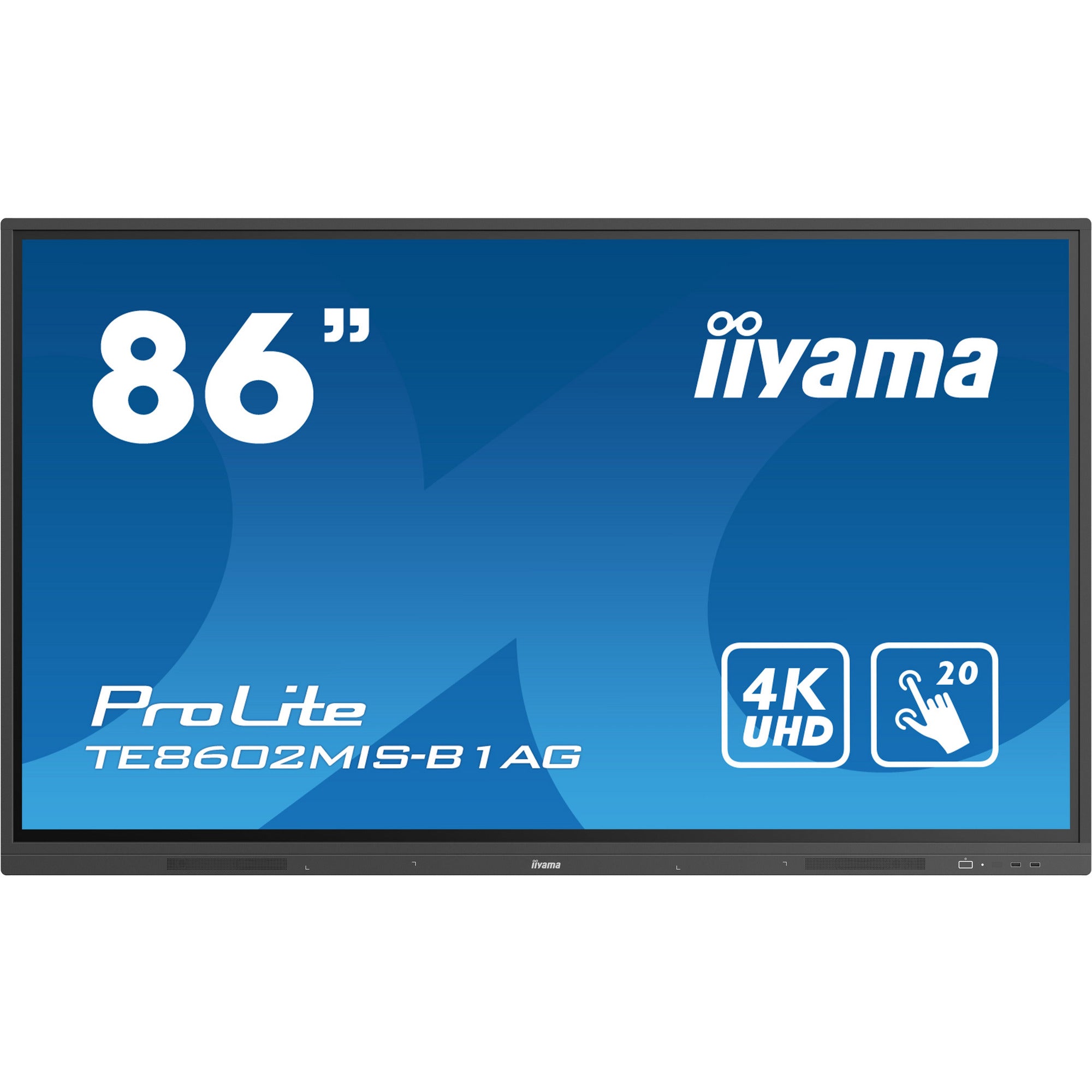 Iiyama ProLite TE8602MIS-B1AG 86’’ 4K UHD LCD Touchscreen with Integrated Whiteboard Software