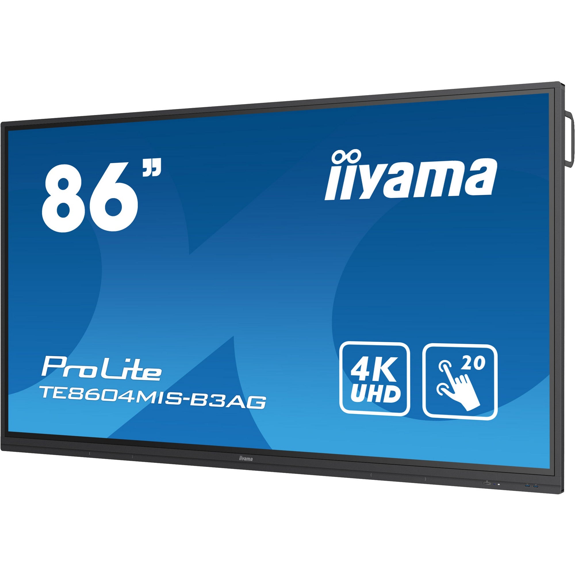 Iiyama ProLite TE8604MIS-B3AG 86" Interactive 4K UHD LCD Touchscreen with Integrated Whiteboard Software