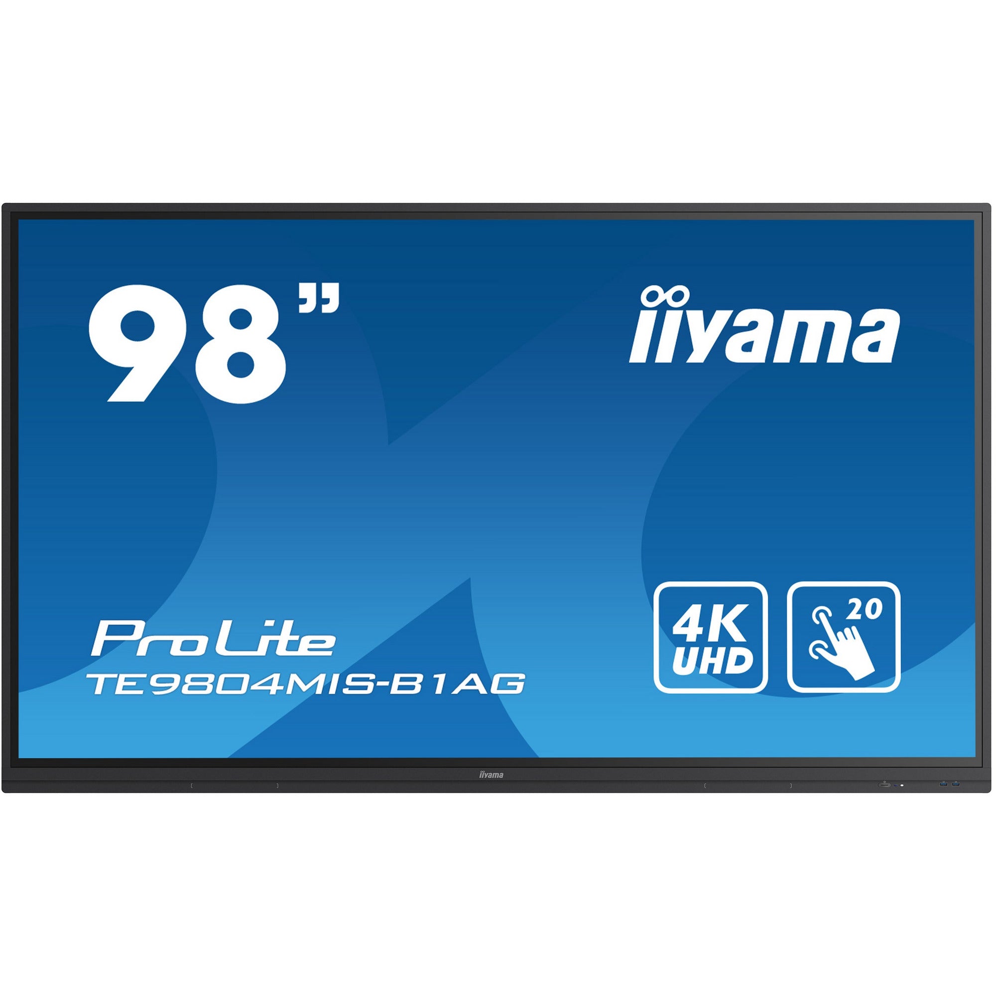 Iiyama ProLite TE9804MIS-B1AG 98’’ Interactive 4K UHD LCD Touchscreen with Integrated Whiteboard Software