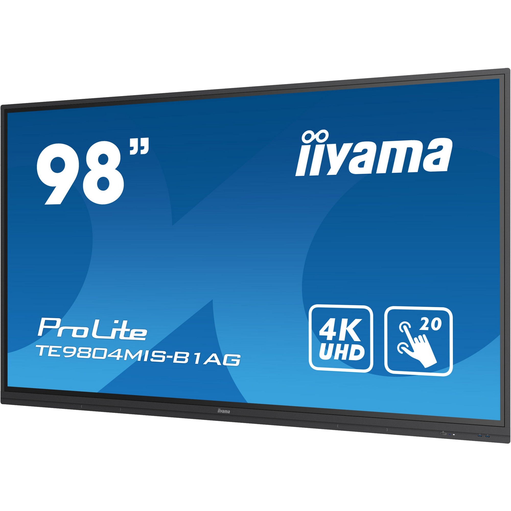 Iiyama ProLite TE9804MIS-B1AG 98’’ Interactive 4K UHD LCD Touchscreen with Integrated Whiteboard Software