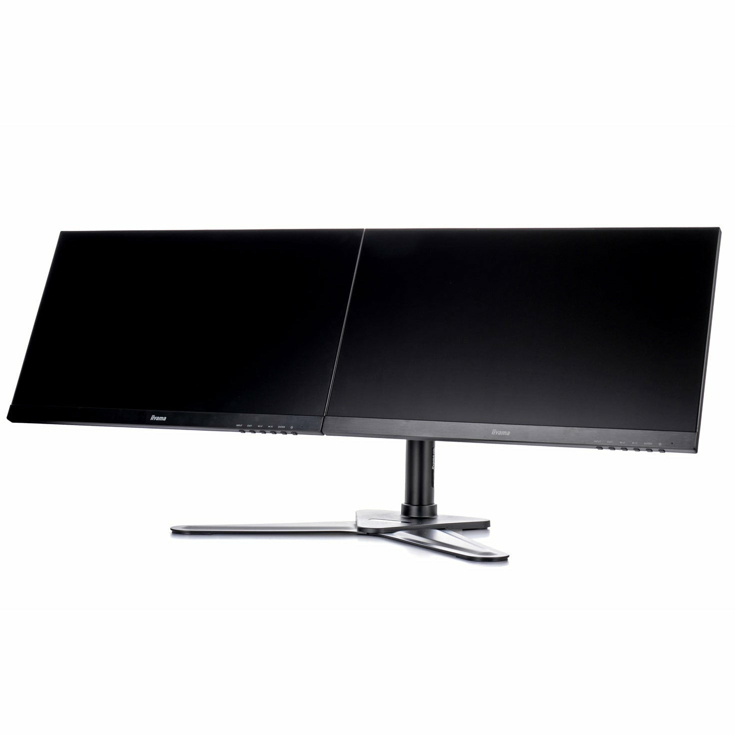 iiyama ProLite DS1002D-B1 Dual Screen Desk Top Stand