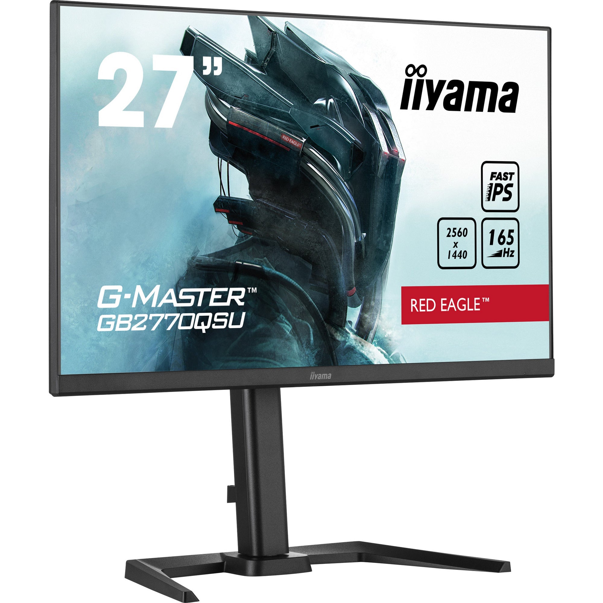 iiyama G-Master GB2770QSU-B5 27" Fast IPS WQHD 2560 x 1400 Red Eagle Gaming Monitor