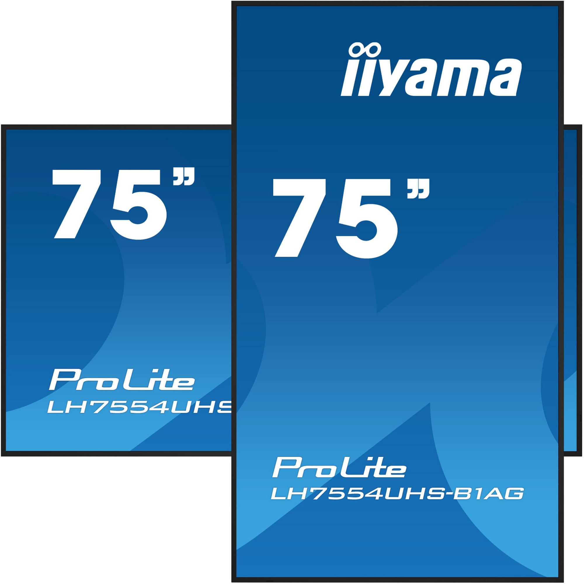 Iiyama ProLite LH7554UHS-B1AG 75" 4K UHD Digital Signage 24/7 display with Android OS, FailOver & Intel® SDM slot
