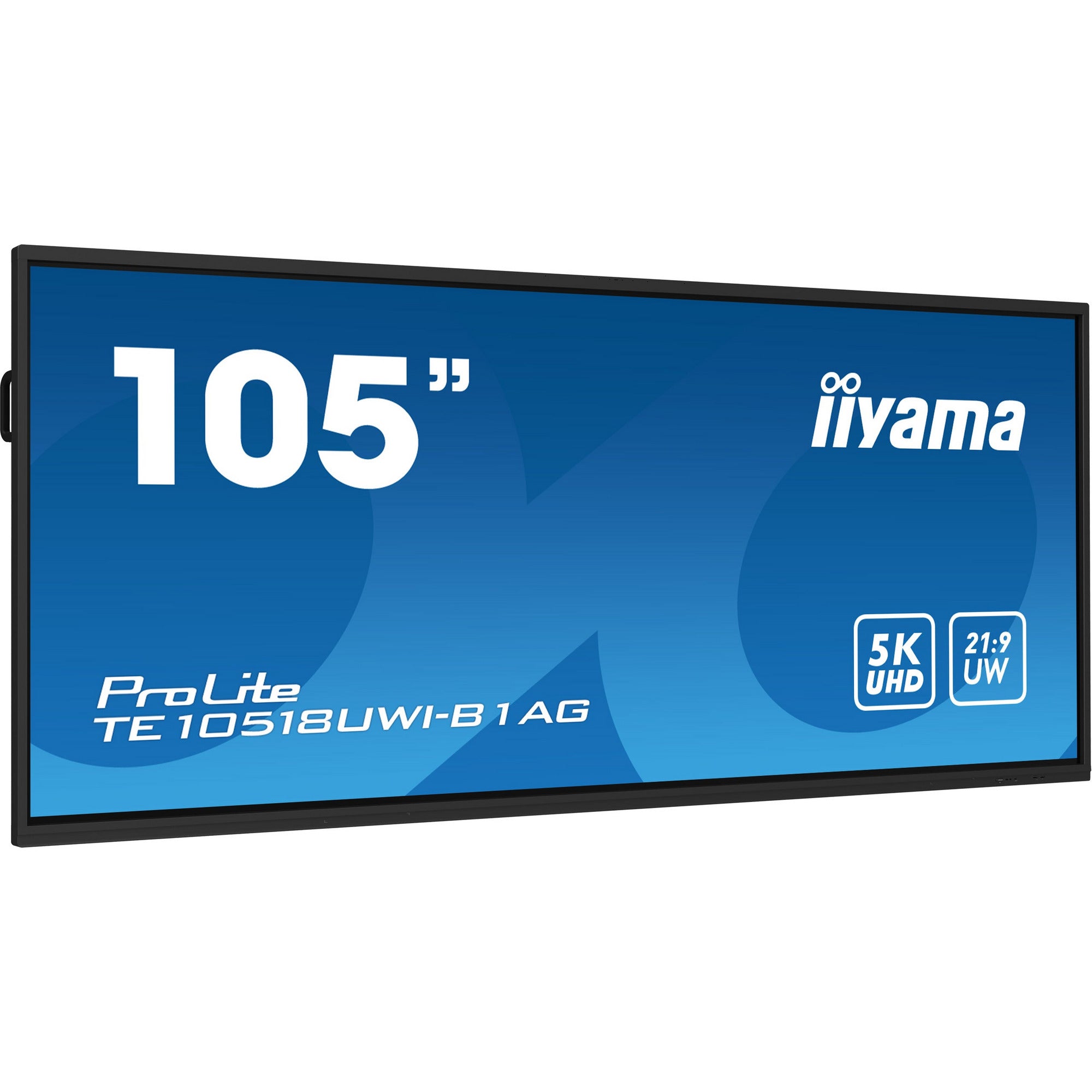 Iiyama ProLite TE10518UWI-B1AG 105" PureTouch-IR+ Touch Screen 4K 24/7 Large Format Display with Android, Wifi & USB-C