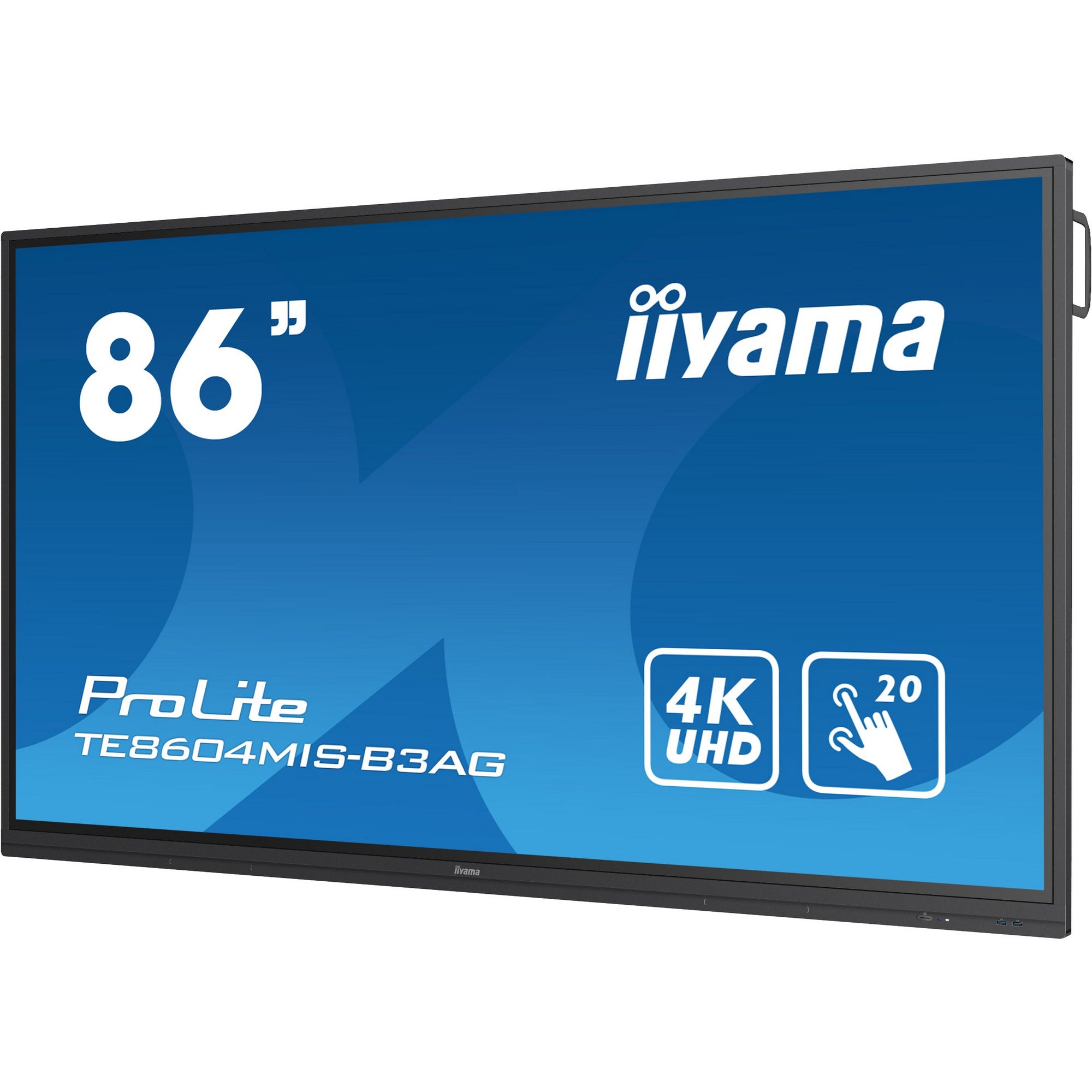 Iiyama ProLite TE8604MIS-B3AG 86" Interactive  4K UHD LCD Touchscreen with Integrated Whiteboard Software