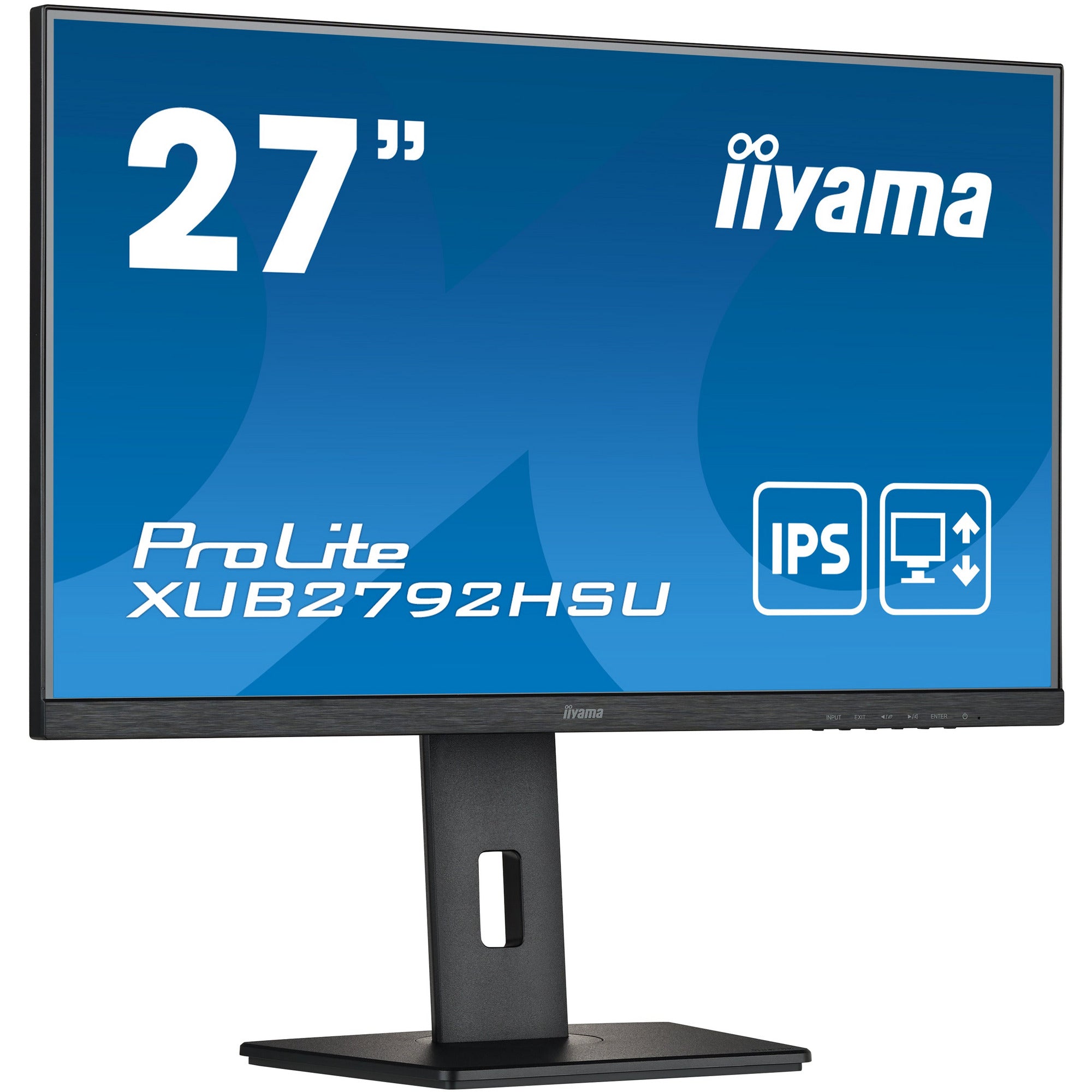 iiyama ProLite XUB2792HSU-B5 27” IPS monitor with Height Adjust Stand