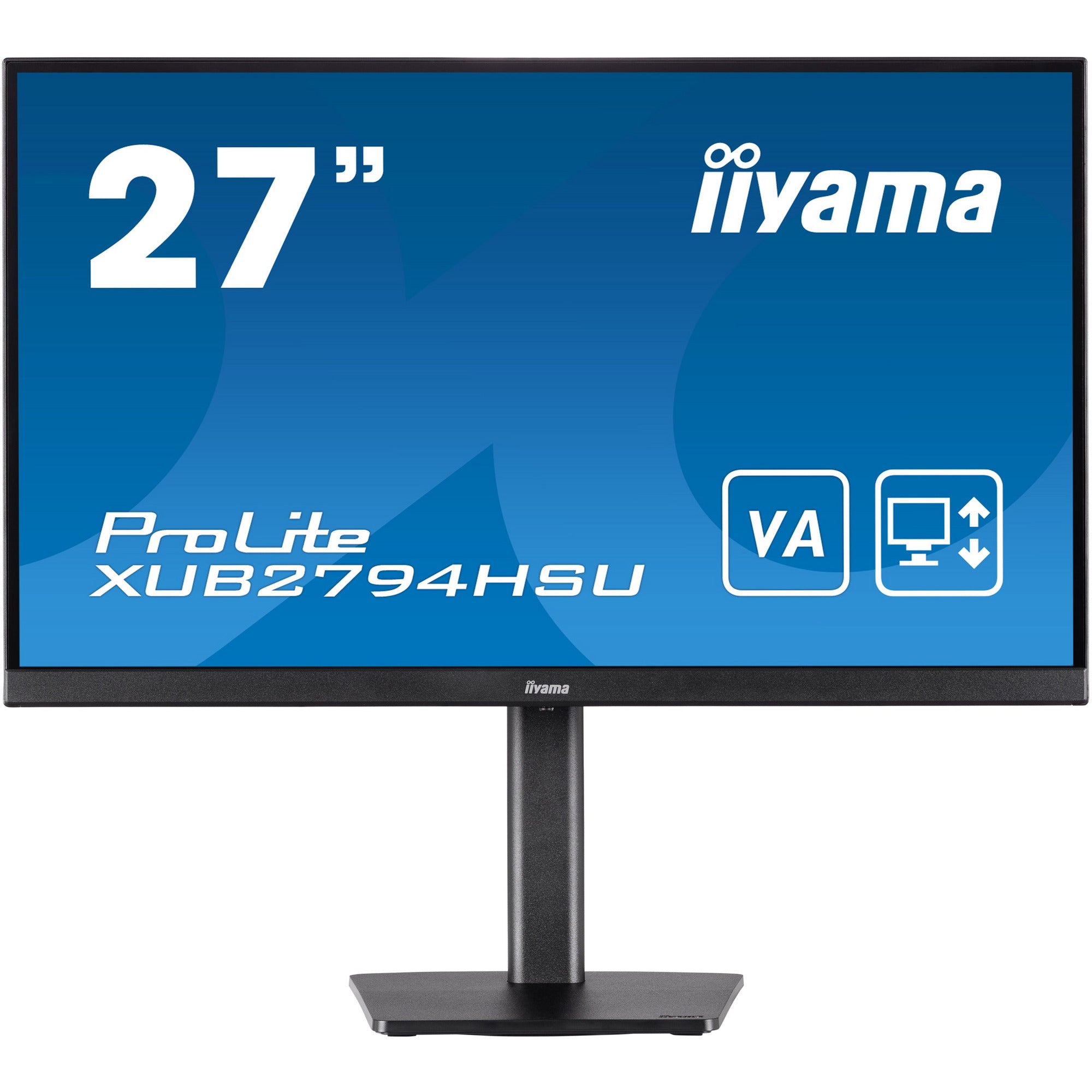 Iiyama ProLite XUB2794HSU-B1 27” Full HD VA monitor and Height Adjustable Stand