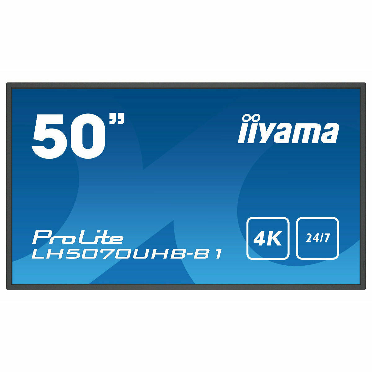 iiyama ProLite LH5070UHB-B1 50" Large Format Display with 24/7, 4K UHD, Android 9.0 and 700cd/m² High Brightness