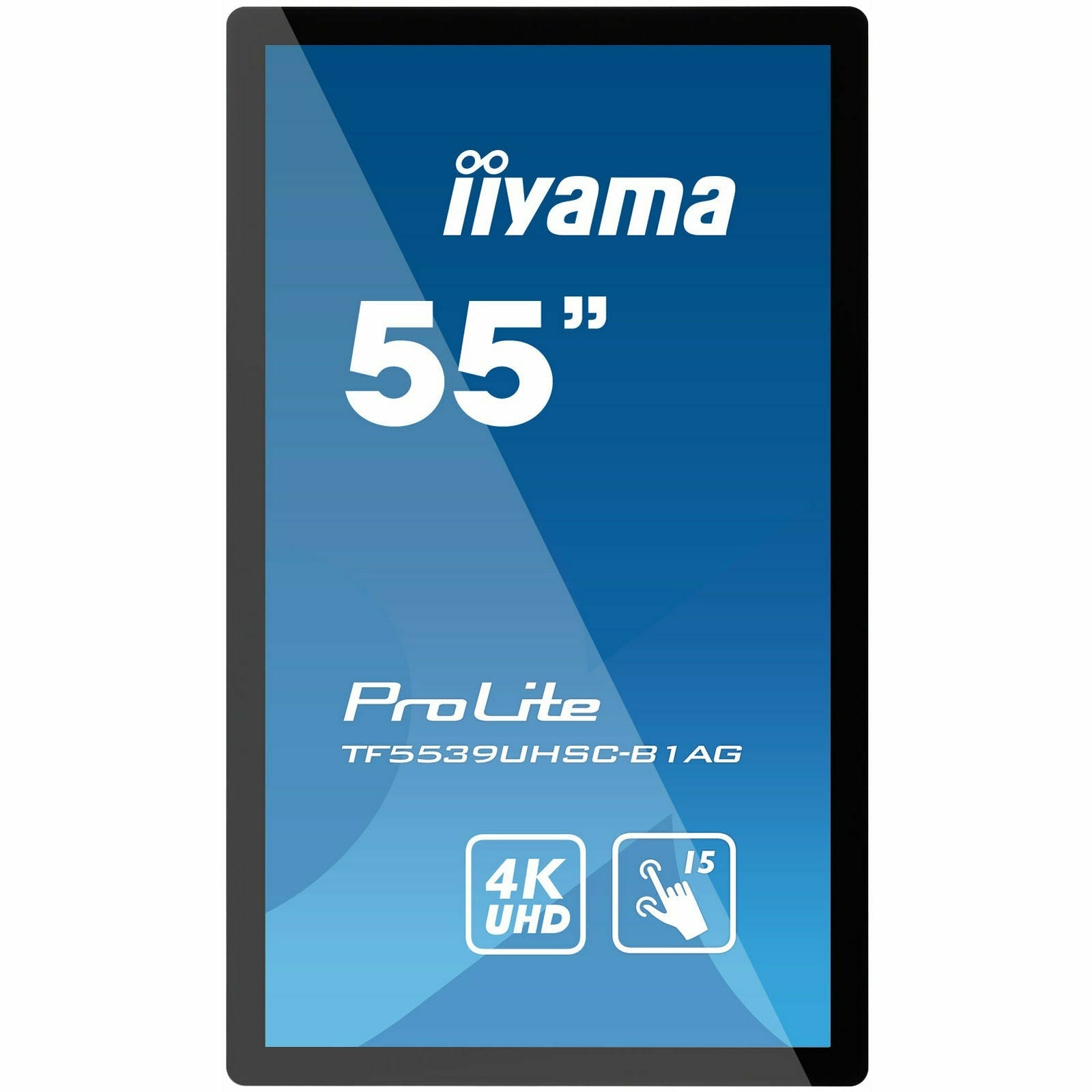 iiyama ProLite TF5539UHSC-B1AG 55" Open Frame IPS 15pt PCAP IPS 4K Touch Screen with Anti Glare