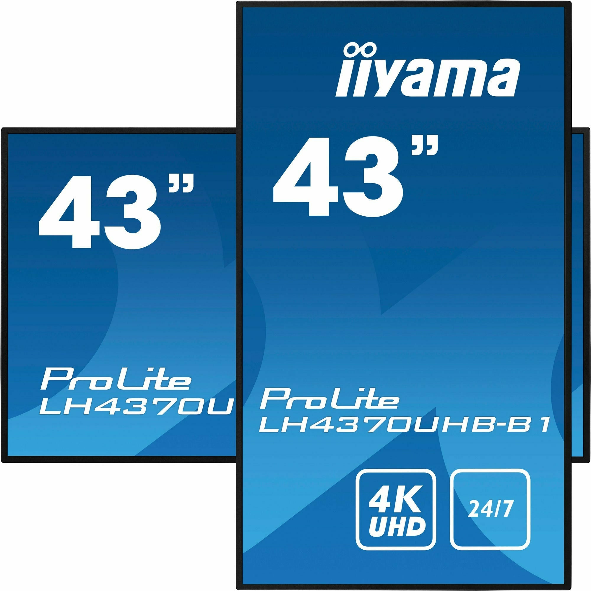 iiyama ProLite LH4370UHB-B1 43” Large Format Display with 24/7, 4K UHD
