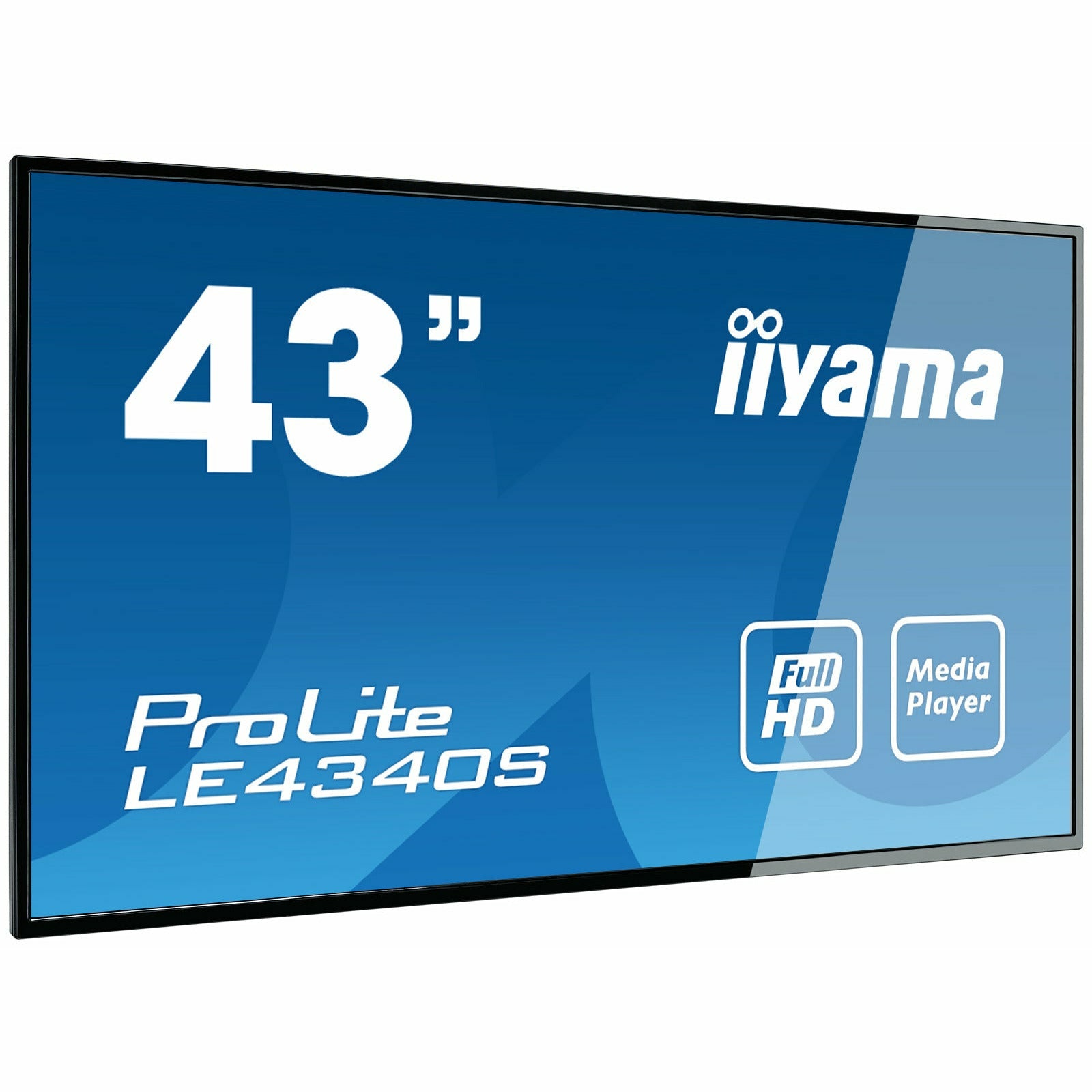 iiyama ProLite LE4340S-B3 43” Full HD professional large format display with USB Media Playback