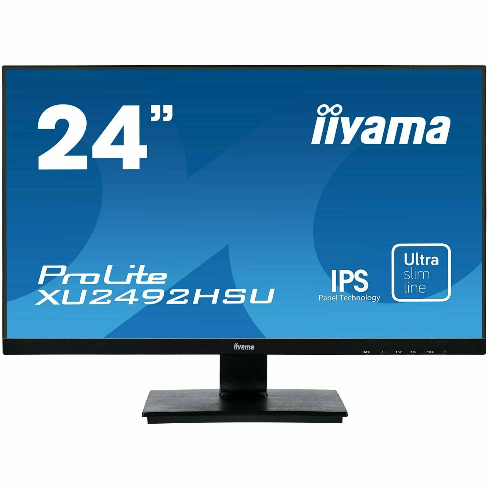 iiyama XU2492HSU-B1 24" IPS LCD Slim Bezel Monitor