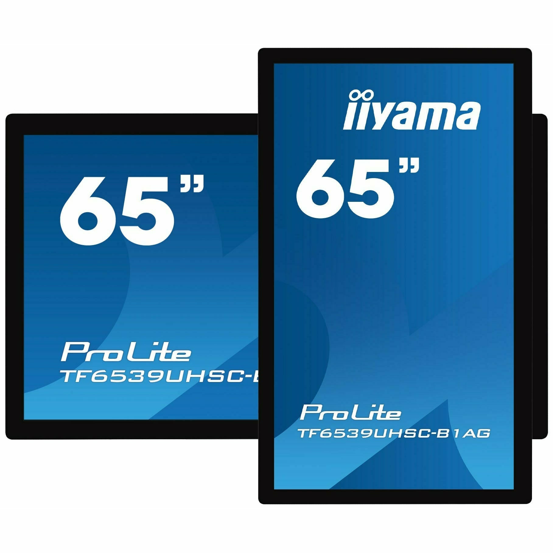iiyama TF6539UHSC-B1AG 65" Open Frame PCAP 50pt Touch IPS 4K LFD with Anti Glare, 24/7 Operation, IPX1 rated