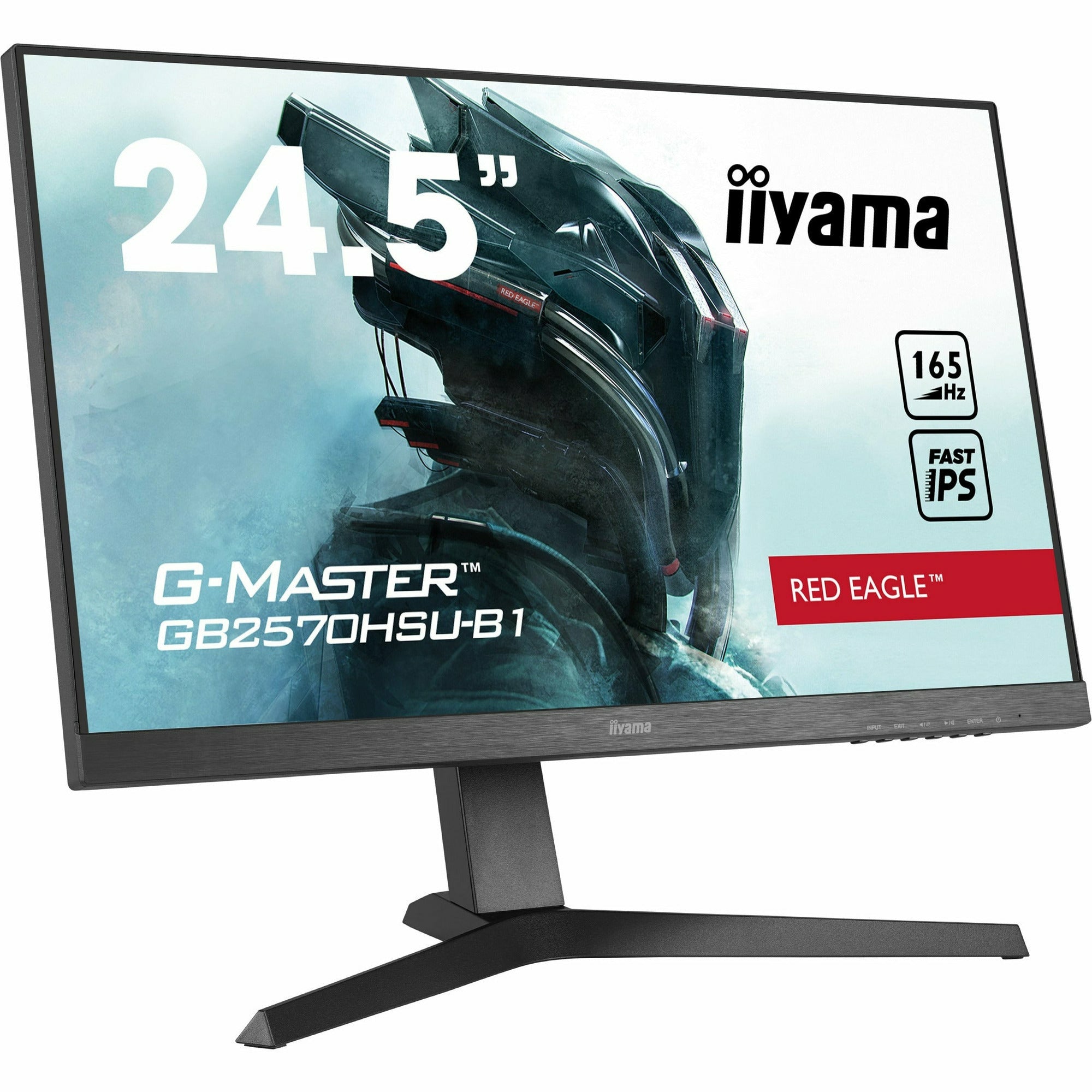 iiyama G-Master GB2570HSU-B1 25 Fast IPS 0.5ms MPRT 165Hz Refresh Gaming  Monitor with Height Adjust Stand