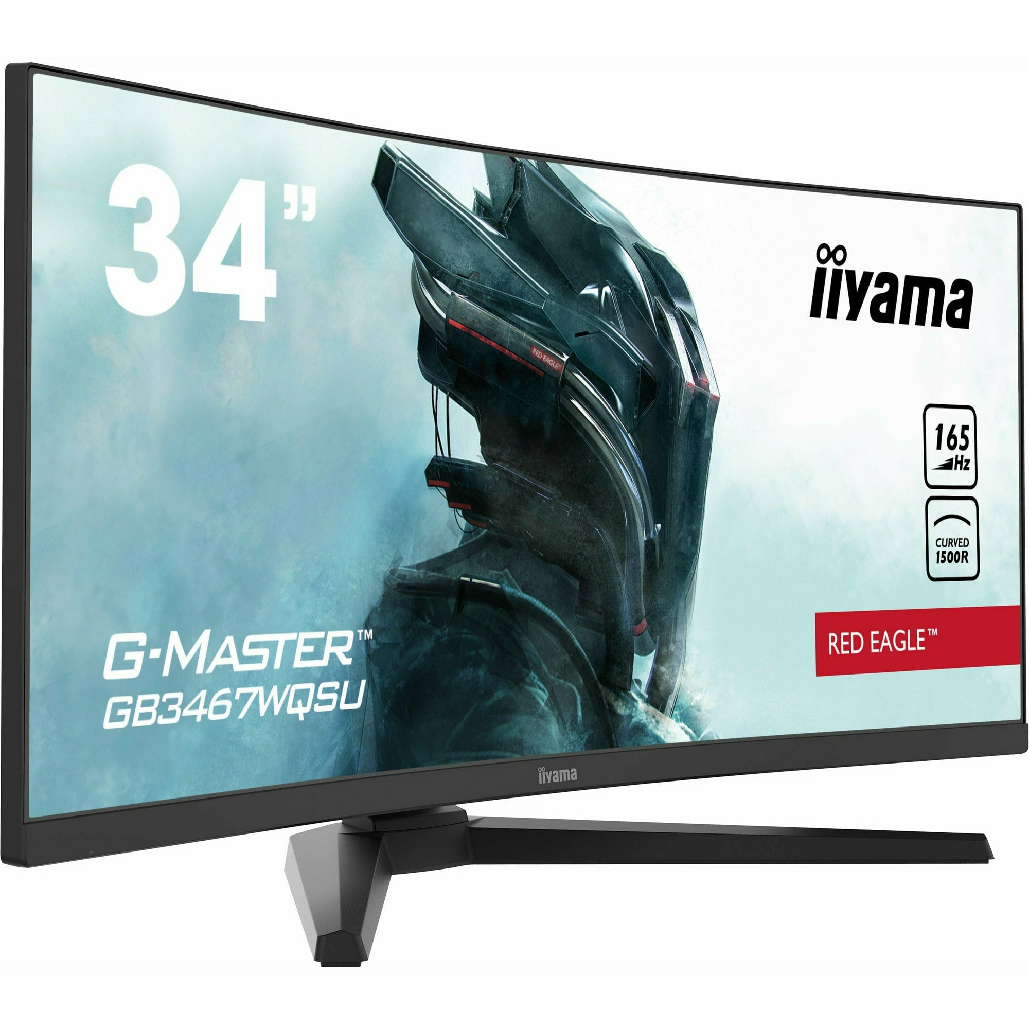 Iiyama G-MASTER Red Eagle GB3271QSU-B1 32´´ WQHD IPS LED 165Hz Gaming  Monitor Blue