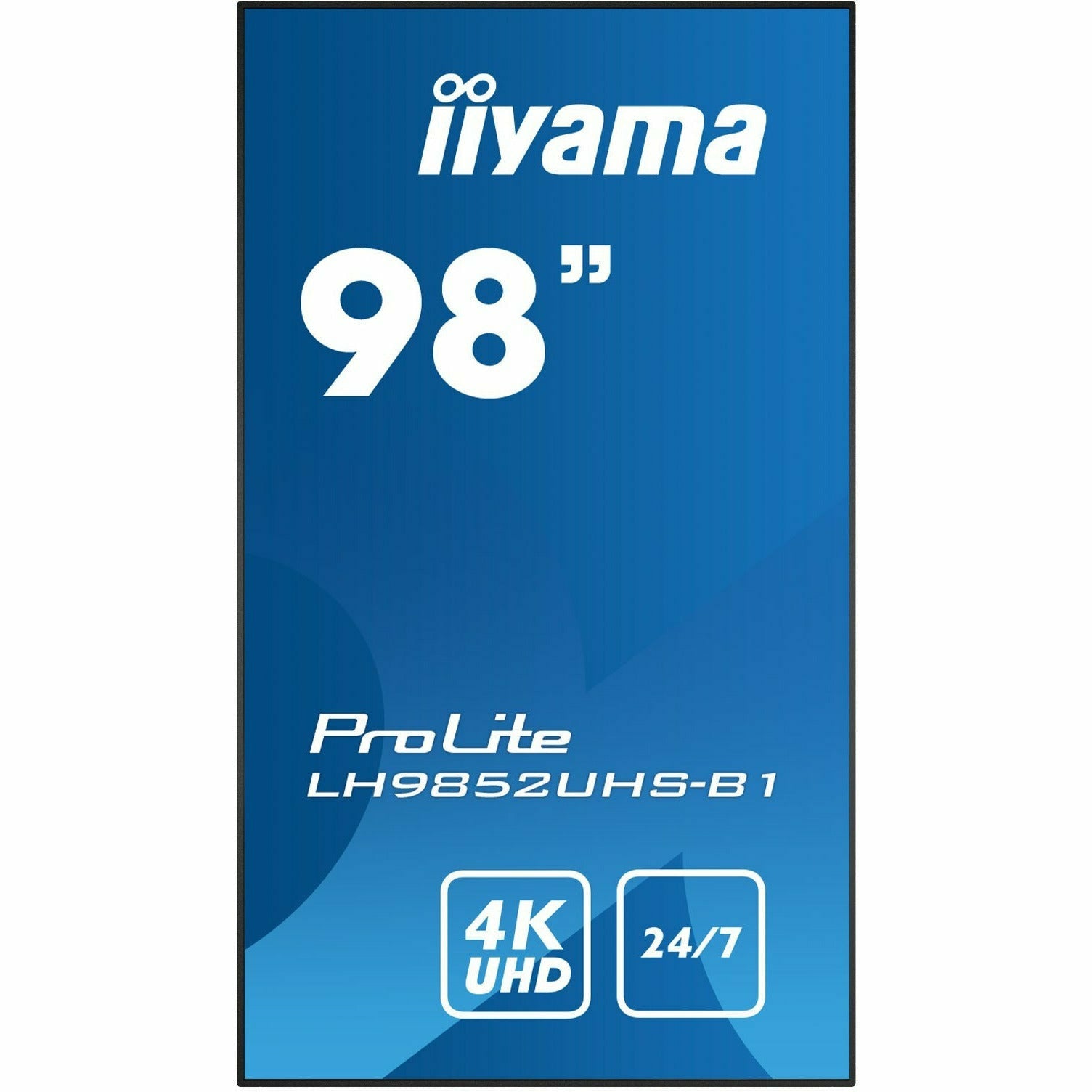 iiyama ProLite LH9852UHS-B1 98" 4K Professional Digital Signage 24/7 LFD