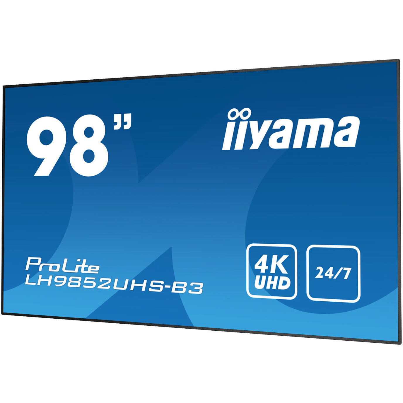 iiyama ProLite LH9852UHS-B3 98" 4K Professional Digital Signage 24/7 LFD