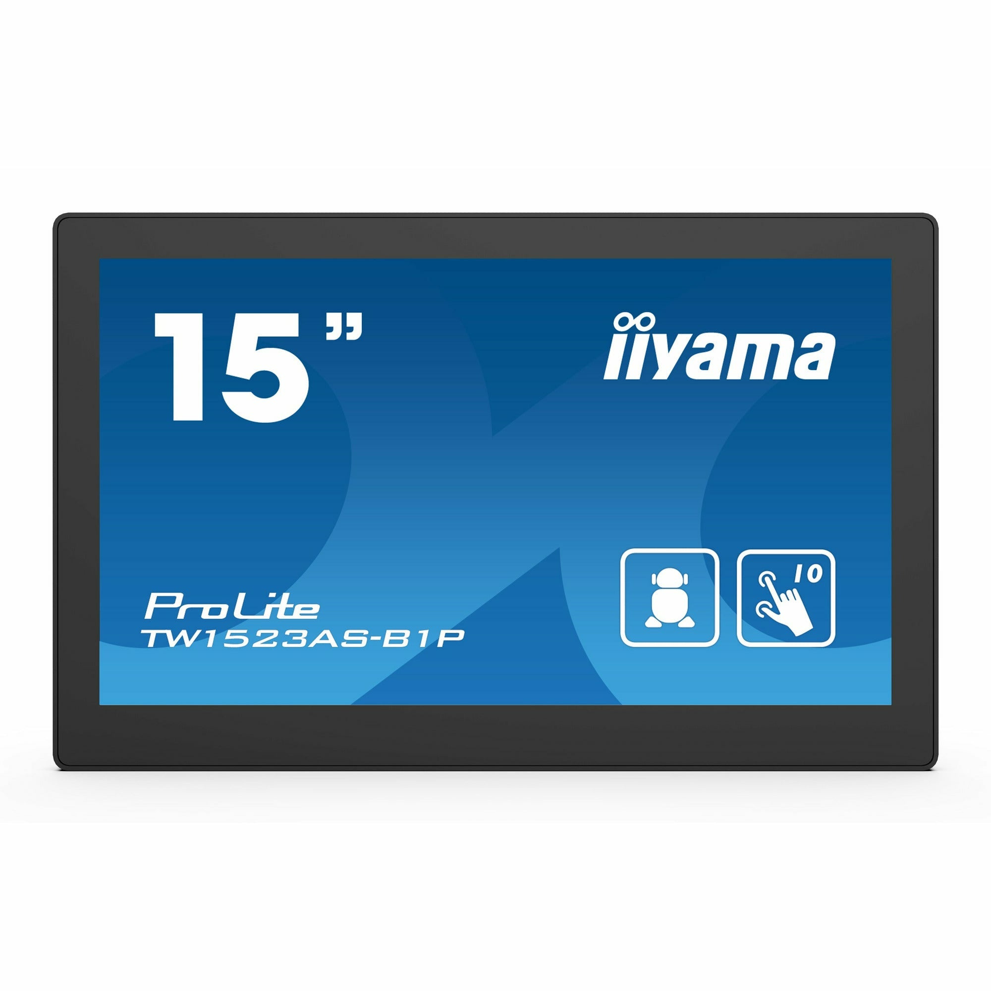 iiyama ProLite TW1523AS-B1P 15.6" Capacitive Touch Screen IPS Display