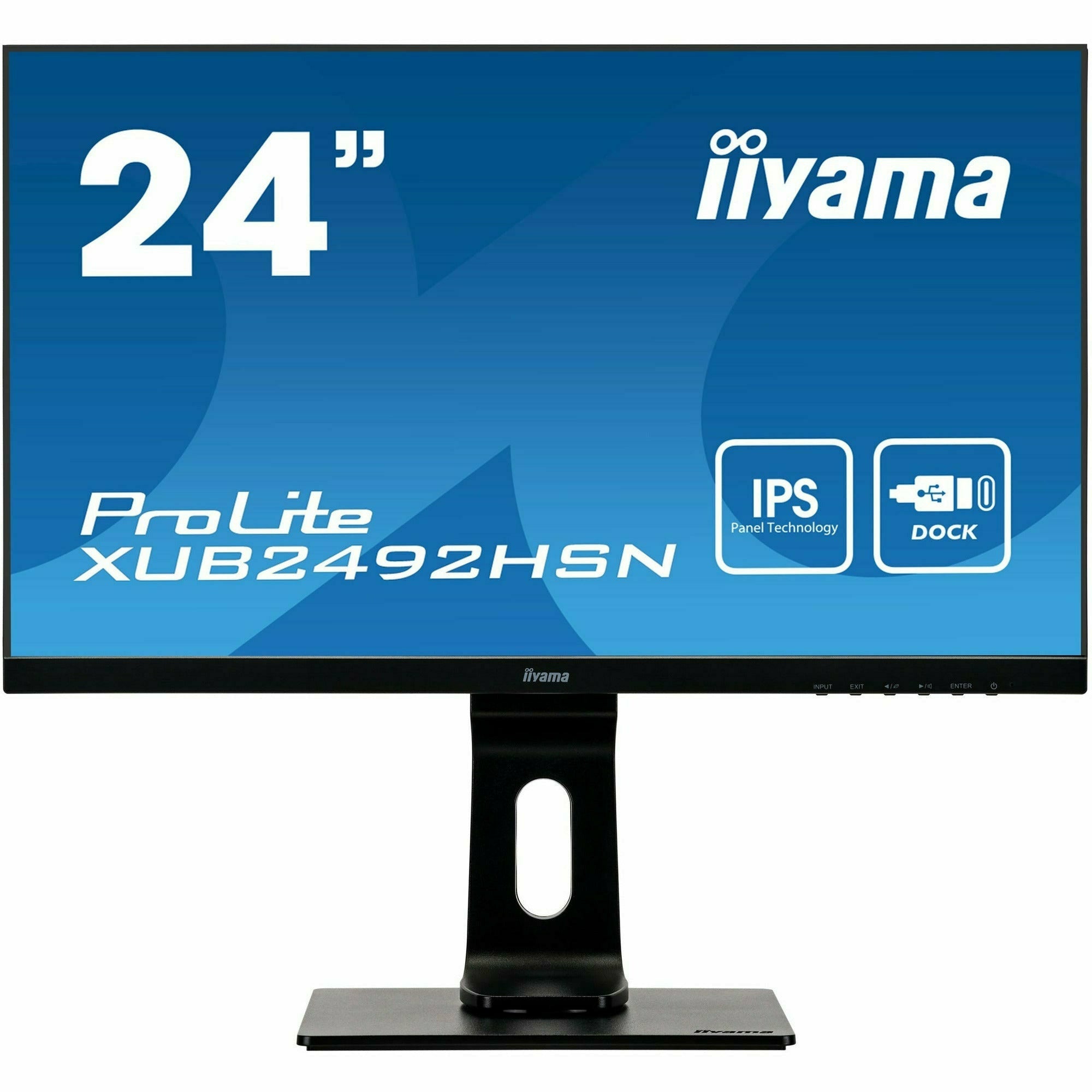 iiyama Prolite XUB2492HSN-B1 24’’ IPS Display with USB-C dock