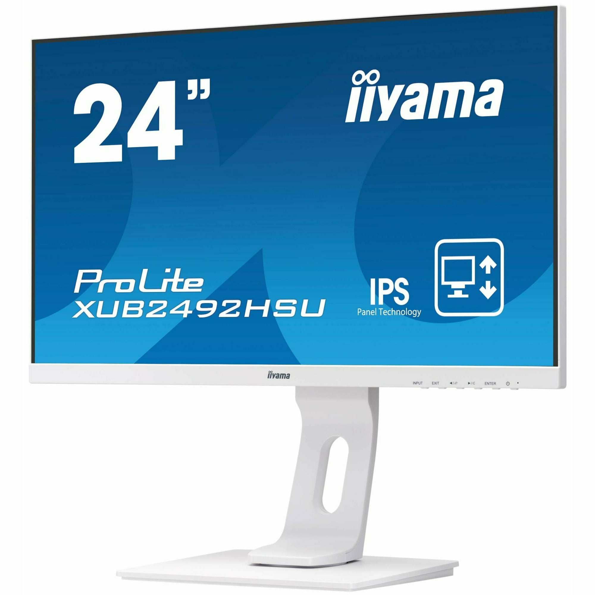 iiyama ProLite XUB2492HSU-W1 24" IPS Desktop Panel in White