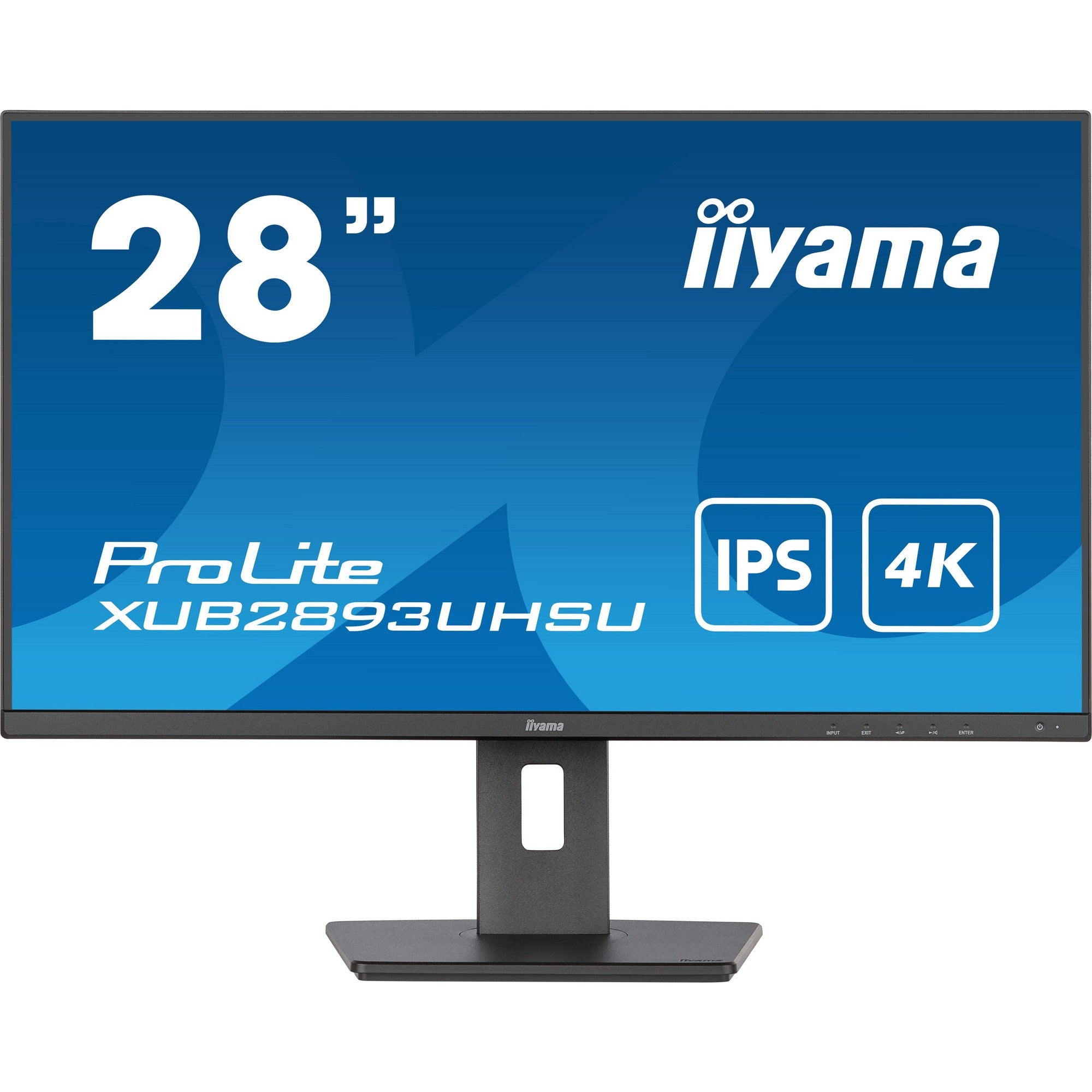 iiyama ProLite XUB2893UHSU-B5 28" IPS 4K Monitor with Height Adjust Stand