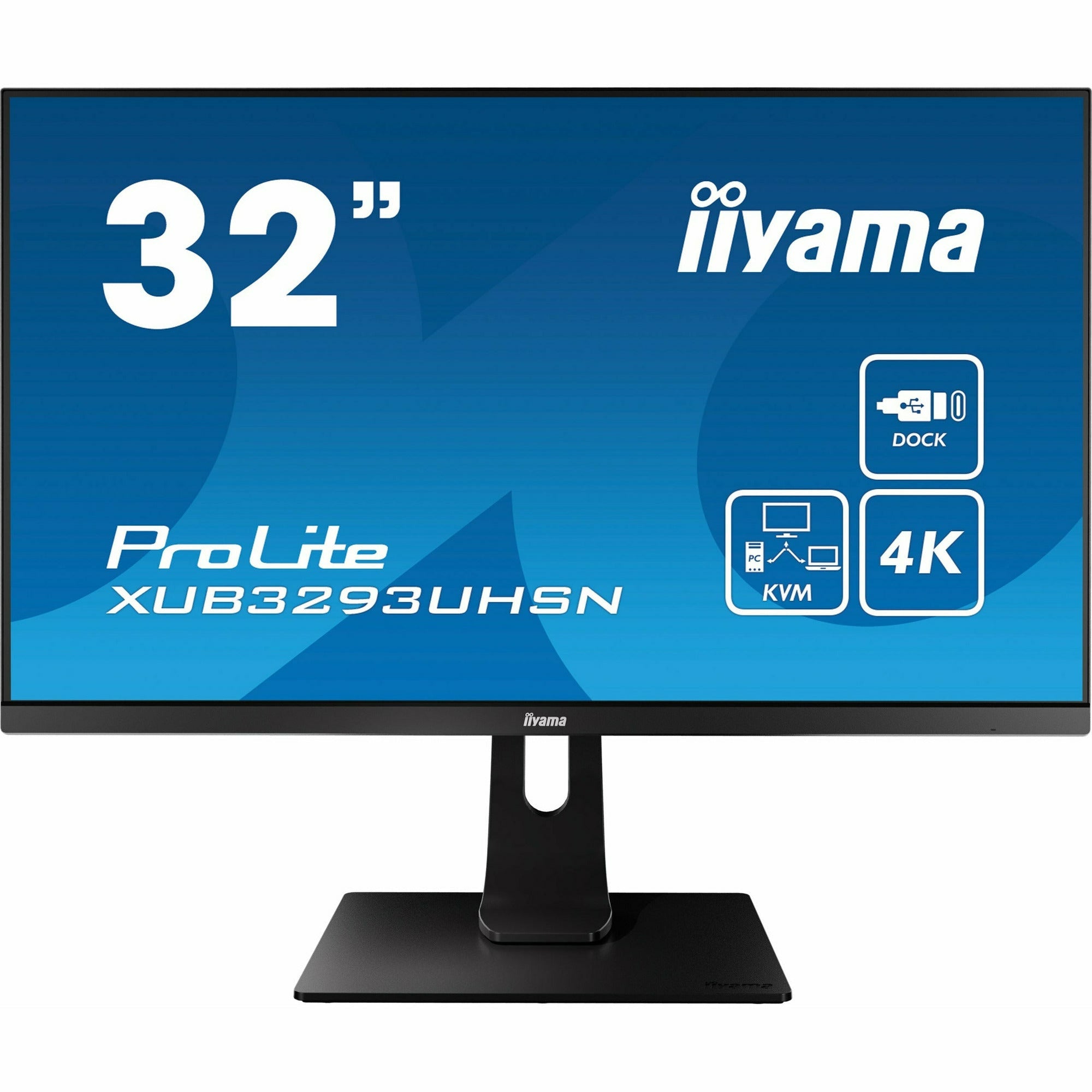 iiyama ProLite XUB3293UHSN-B1 32" USB-C KVM IPS LED Monitor