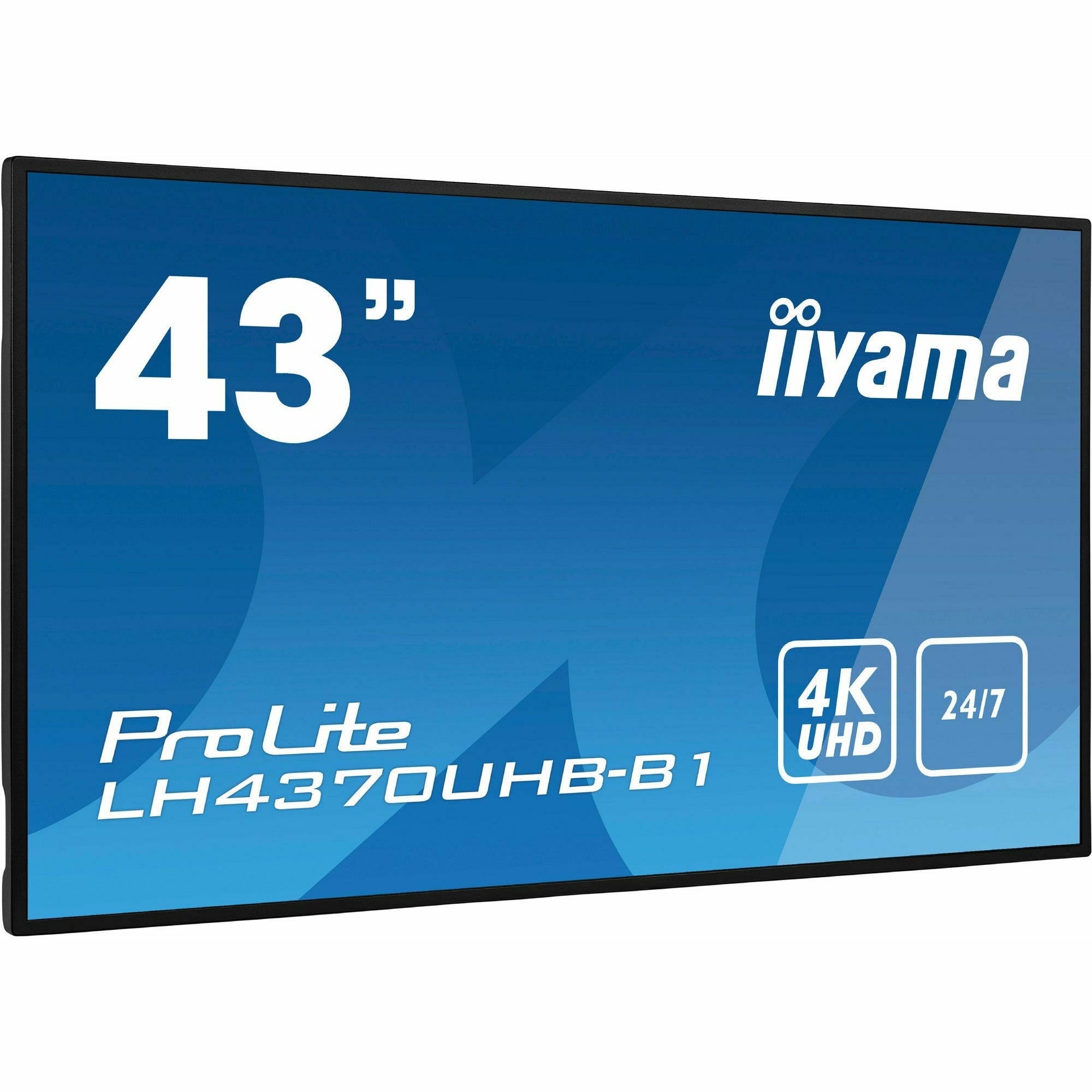 iiyama ProLite LH4370UHB-B1 43” Large Format Display with 24/7, 4K UHD, Android 9.0 and 700cd/m² High Brightness