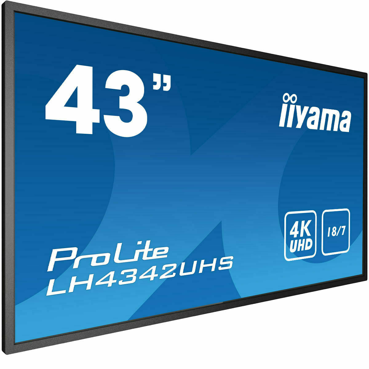 iiyama ProLite LH4342UHS-B3 43" IPS 4K LFD 18/7 with Android 8.0 and iiyama N-sign integrated Signage Platform